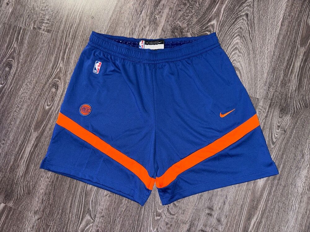 Men's 2XL Nike NBA New York Knicks Team Issued PE On-Court Mesh Practice Shorts